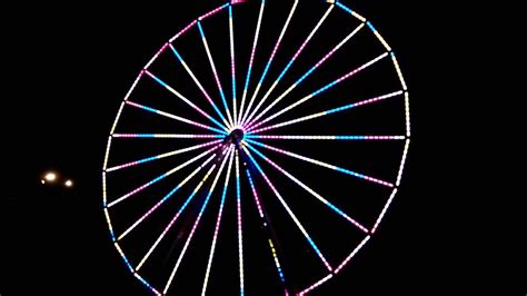 Knoebels 2015 New Ferris Wheel Lights Youtube