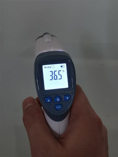 Adjustable Contactless Forehead Lcd Infrared Thermometer