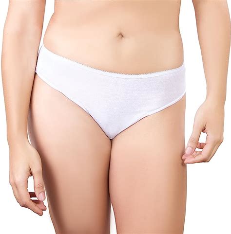 One Wear Supersoft Pure Cotton Disposable Underwear Women 5 Pack White Disposable Maternity