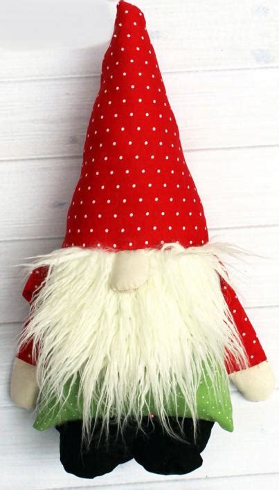 Holiday Gnome Softie Soft Toy Sewing Pattern From Jennifer Jangles