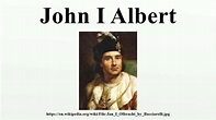 John I Albert - YouTube