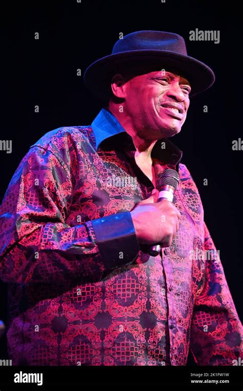 alexander o neal performs live stage during the giants of soul tour at sheffield city hall