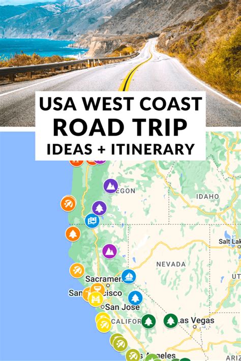 The Best Usa West Coast Road Trip Itinerary Ideas
