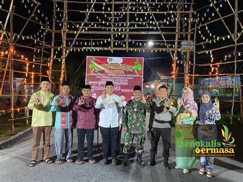 Kampung Colok Bermasa Keluarahan Damon Meriahkan Festival Lampu Colok 2023