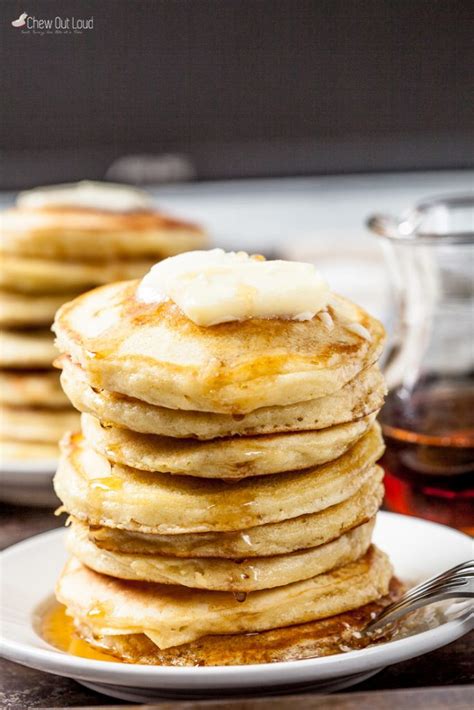 Fluffy Buttermilk Pancakes Recipe Chew Out Loud
