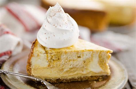 pumpkin swirl cheesecake holiday dessert recipe