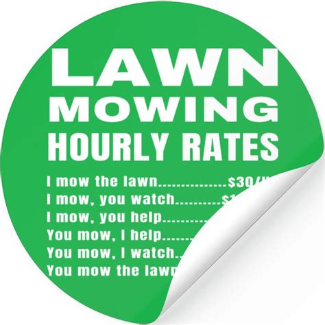 Lawn Mowing Hourly Rates Price List Grass Cutter
