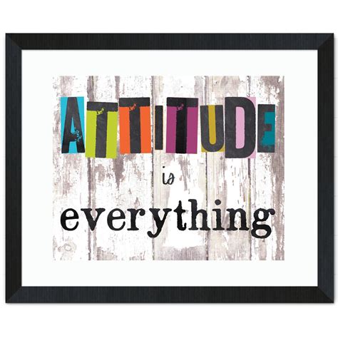 Attitude Is Everything Inspirational Art Attitude Is Everything Art