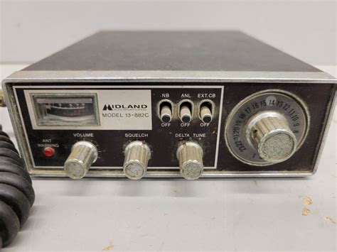 Vintage Midland Model 13 882c Cb Radio Untested Ebay