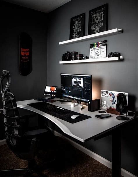 Attractive Black Gaming Room🤩 Home Studio Setup Bedroom Setup Home