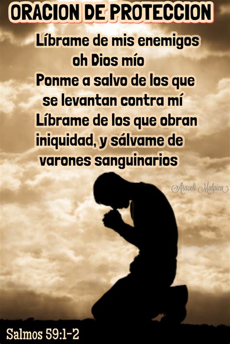 Araceli Malpica Posters Salmos 59 1 17 Oracion Librame De Enemigos