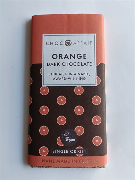Orange Dark Chocolate Bar 90g The Famous 1657 Chocolate House