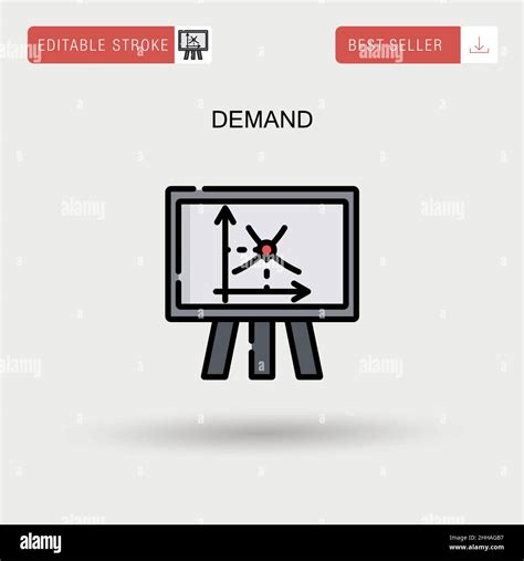 Demand Simple Vector Icon Stock Vector Image And Art Alamy