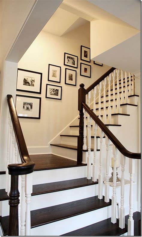 40 Ways To Decorate Your Staircase Wall 2018