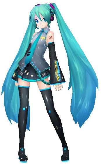 Hatsune Miku Vocaloid Minecraft Skin