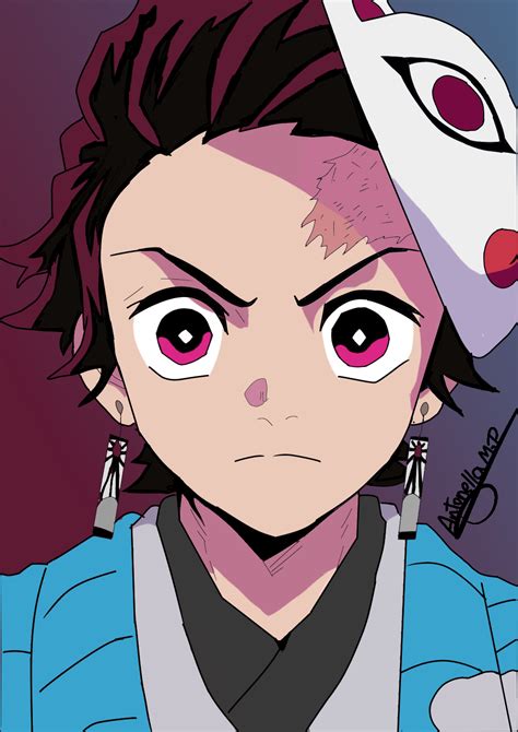 Tanjiro Kimetsu No Yaiba Antonella42 Illustrations Art Street