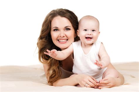Young Mother With Baby Hd Picture 06 Kids Stock Photo