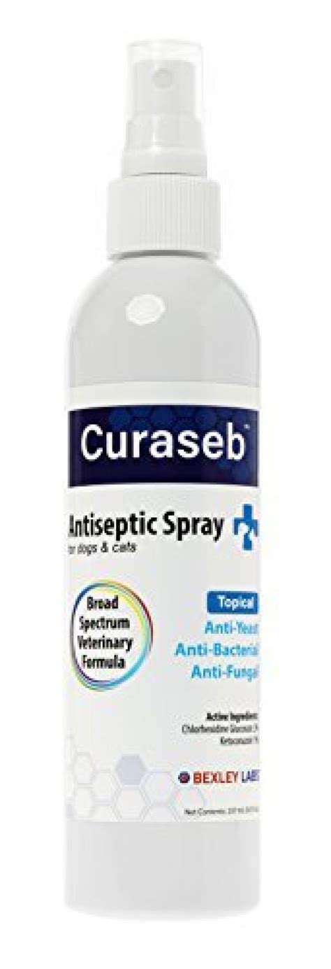 Curaseb Chlorhexidine Spray For Dogs And Cats Anti Itch Antifungal