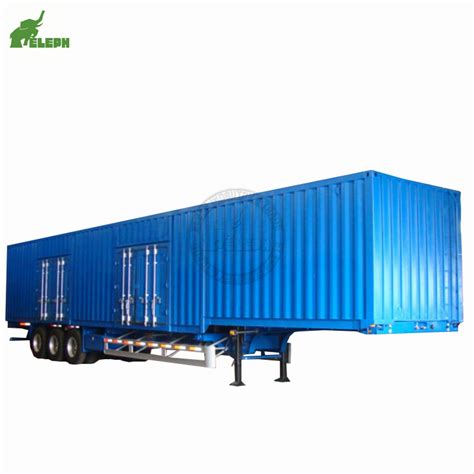 Heavy Duty Valuable Cargo Transport Enclosed Box Van Semi Truck Trailer