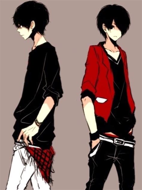 Anime Twins Anime Black Hair Anime Characters Male Cute Anime Guys