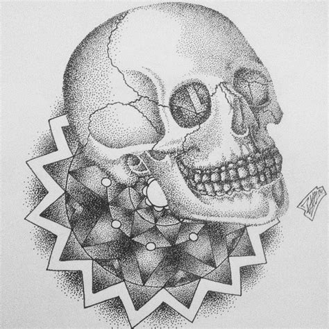 Dotwork Skull By Arturfitil On Deviantart