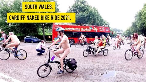 Cardiff City Walkig Tour Naked Bike Ride YouTube