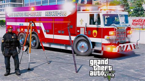 Acepilot2k7 Gta 5 Firefighter Mod Los Santos Fire Facebook