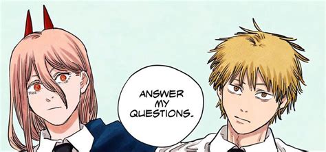Power And Denji Power Anime Answer My Question