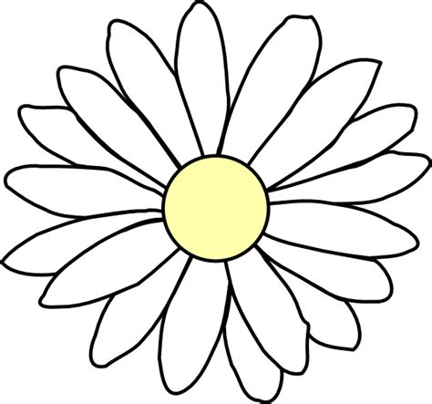 Daisy Outline Png Svg Clip Art For Web Download Clip Art Png Icon Arts