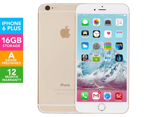 Apple Iphone 6 Plus 16gb Pre Owned Gold Au