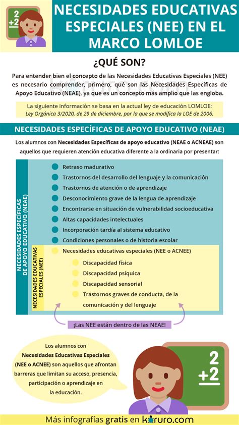 Necesidades Educativas Especiales Nee Lomloeinfografia Estrategias