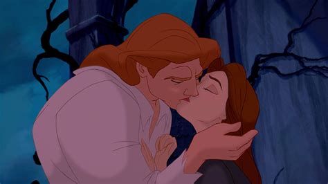 belle and prince adam s true love s first kiss disney amor disney kiss disney couples disney