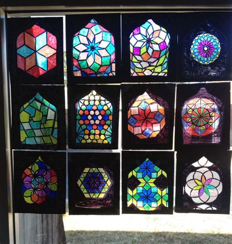 Lesson Plan Islamic Stained Glass Windows With Images Art Lessons