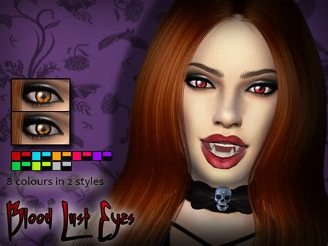 The Sims Resource Blood Lust Vampire Eyes By Kittymeow • Sims 4 Downloads