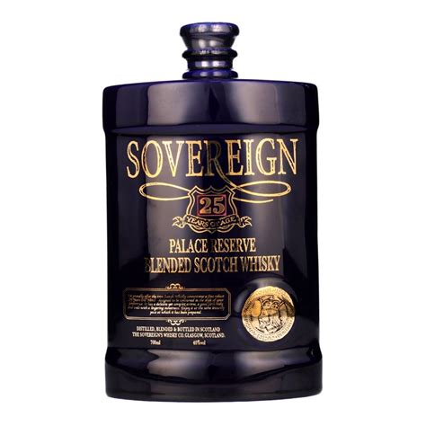 Sovereign 25 Year Old Palace Reserve Decanter Whisky From The