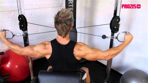Also see biceps exercises for similar stretches. Cable Shoulder Workout - YouTube