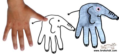 Krokotak 14 Ways To Make Handprint Animals