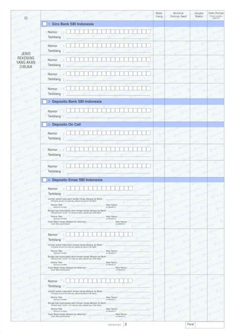 Cara Mengisi Formulir Pembukaan Rekening Bank Bjb Contoh Surat Resmi