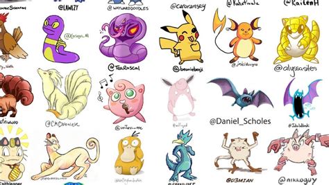 All 151 Kanto Pokémon Are Together Each Drawn By A Different Artist Nintendo Life