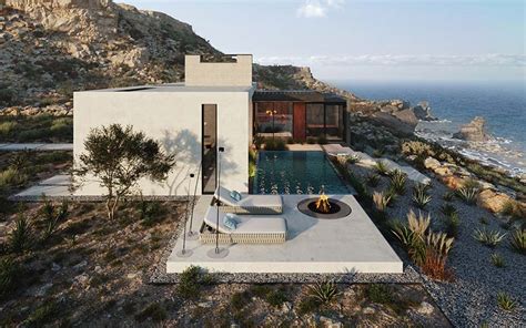 House On A Cliff By Kerimov Architects In Portugal Enjoys Rocky