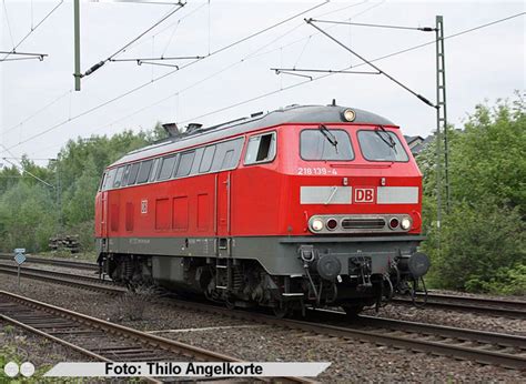 Baureihe 218 Lokomotiven Der Deutschen Bahn Auf Der Ratinger Westbahn
