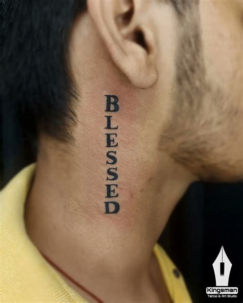 Share More Than 60 Blessed Tattoo On Neck Best Incdgdbentre