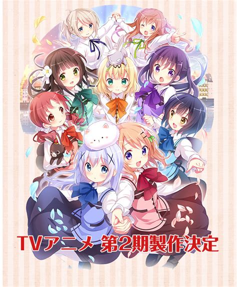 Gochuumon Wa Usagi Desu Ka Anime Season 2 Airs October