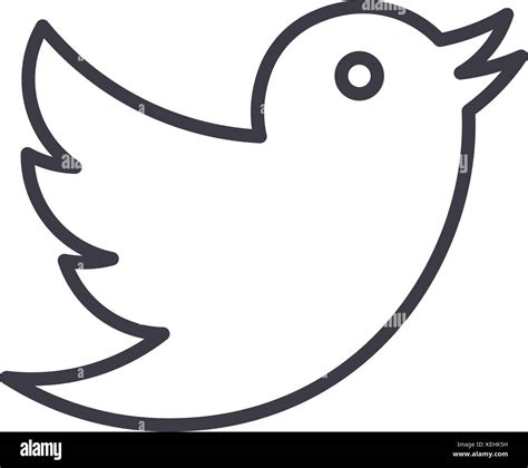 Twitter Logo Silhouette Cut Out Stock Images And Pictures Alamy