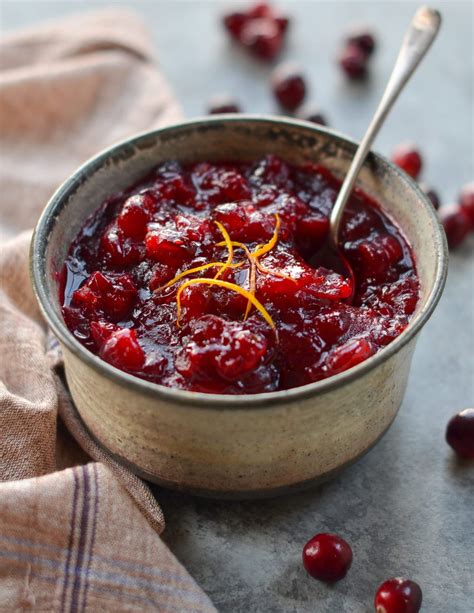 tested and perfected recipe flavored with orange juice and orange zest this cranberry sauce is