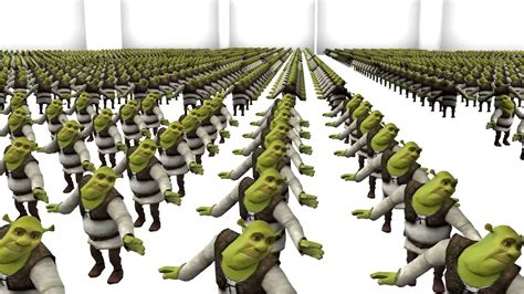 An Army Of Shrek Dancing To Shreksophone Hd Youtube