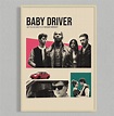 Cartel de la película Baby Driver Mid Century / Carteles de - Etsy México