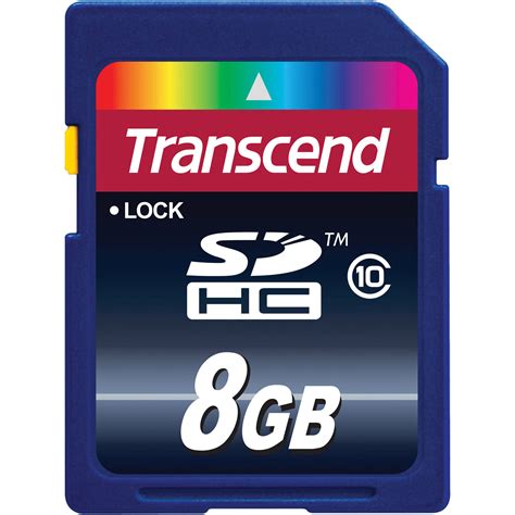 With the first one invented in 1994, the digital storage scene has since then evolved to give us what. Transcend 8GB SDHC Memory Card Class 10 TS8GSDHC10 B&H Photo