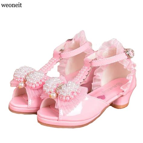 Weoneit Summer 2017 Children Princess Sandals Kids Girls