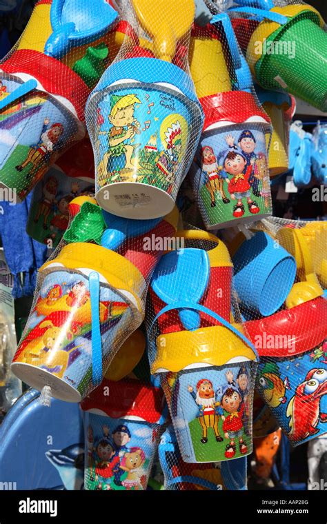 Beach Toys Buckets And Spades Stock Photo Alamy